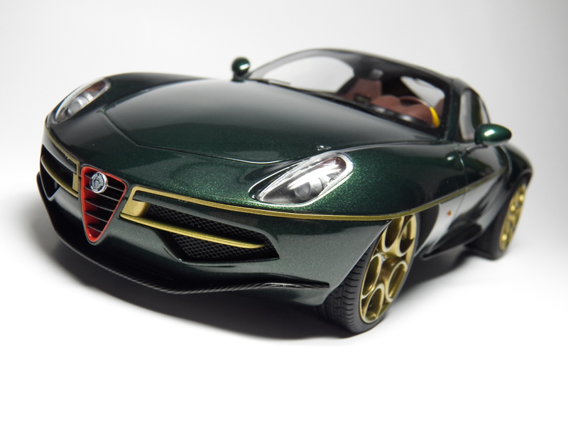 Illustration for article titled AP's 1:18 Grail Car: Touring Superleggera 2014 Alfa Romero Disco Volante by Tecnomodel